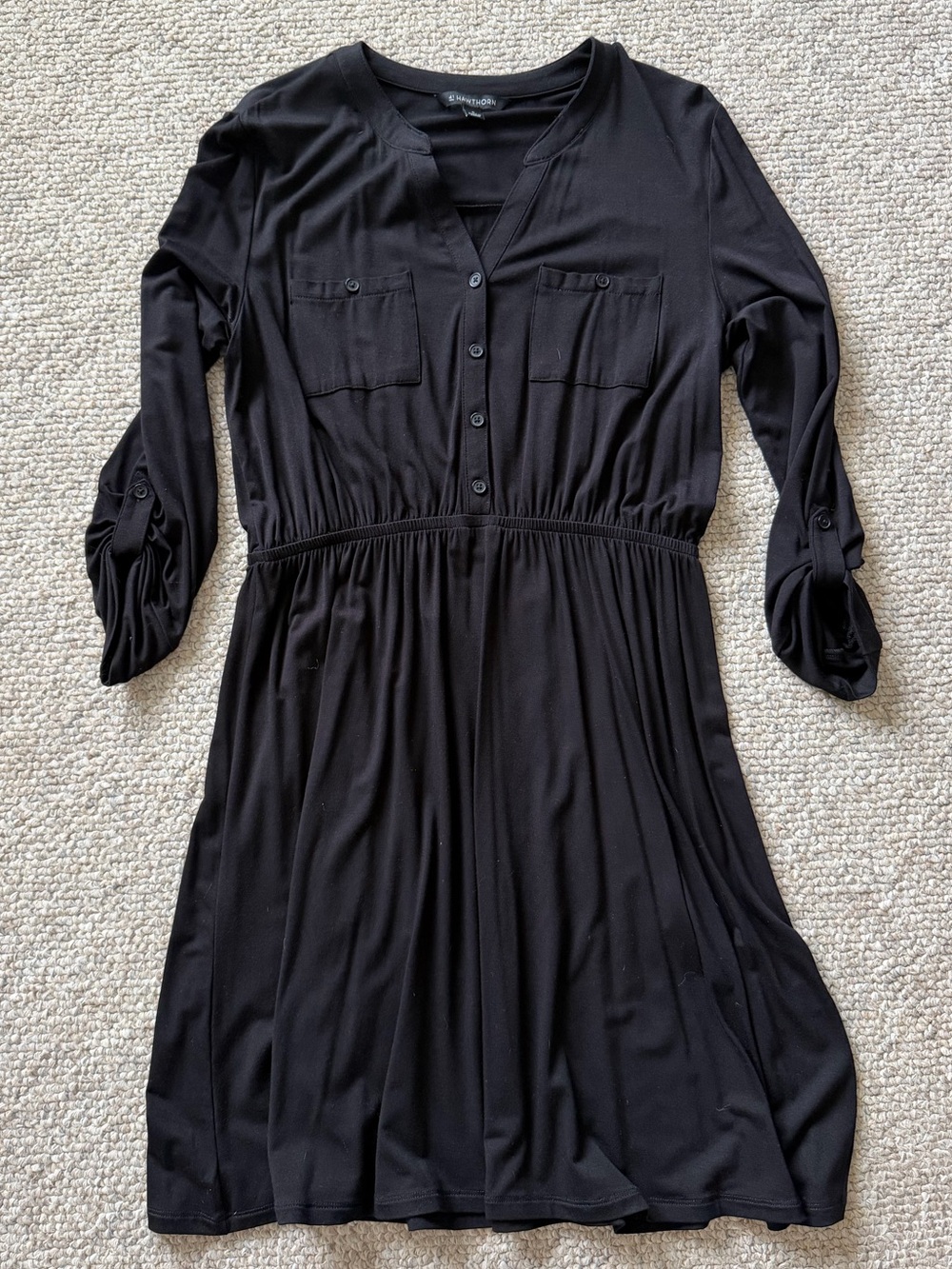41 Hawthorn Lany Knit Shirt Dress